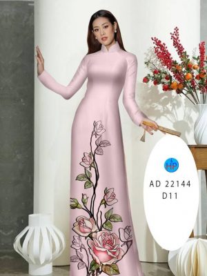 Vải Áo Dài Hoa Hồng Độc Đáo AD 22144 31 1666834545 555 Vai Ao Dai Hoa Hong Doc Dao AD 22144