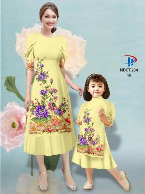 Vải Áo Dài Hoa In 3D Thiết Kế 2022 AD NDCT234 16 Vai Ao Dai Hoa In 3D Thiet Ke 2022 AD