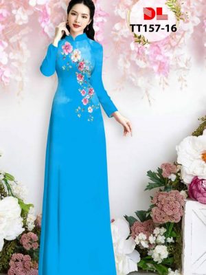 Vải Áo Dài Hoa Trên Ngực Độc Đáo AD TT157 16 Vai Ao Dai Hoa Tren Nguc Doc Dao AD TT157