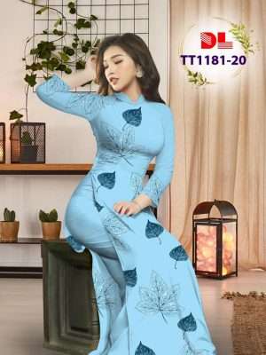 Vải Áo Dài In Hình Lá Thiết Kế 2022 AD TT1181 23 1667445525 819 Vai Ao Dai In Hinh La Thiet Ke 2022 AD