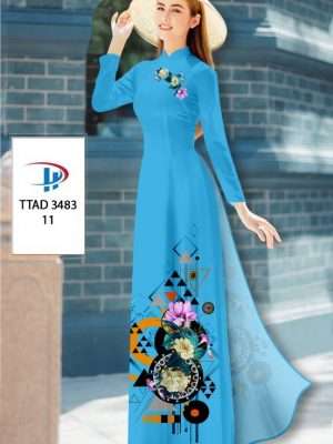 Vải Áo Dài Hoa In 3D Mới Ra AD TTAD3483 38 1669258445 436 Vai Ao Dai Hoa In 3D Kieu Moi AD TTAD3483