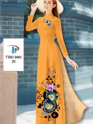 Vải Áo Dài Hoa In 3D Mới Ra AD TTAD3483 45 1669258491 384 Vai Ao Dai Hoa In 3D Kieu Moi AD TTAD3483