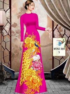 Vải Áo Dài Chim Công Độc Đáo AD MTAD364 41 1669259668 207 Vai Ao Dai Chim Cong Kieu Moi AD MTAD364