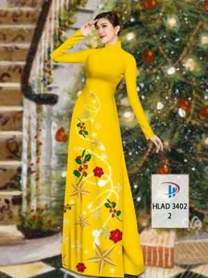 Vải Áo Dài Giáng Sinh Kiểu Mới AD HLAD3402 34 1669349804 193 Vai Ao Dai Giang Sinh Kieu Moi AD HLAD3402