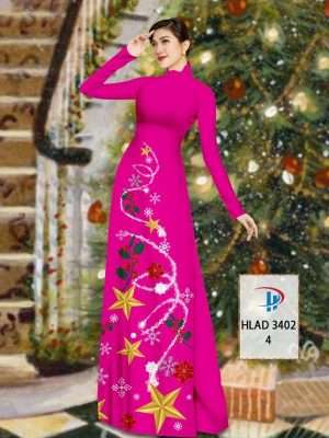 Vải Áo Dài Giáng Sinh Kiểu Mới AD HLAD3402 38 1669349812 893 Vai Ao Dai Giang Sinh Kieu Moi AD HLAD3402