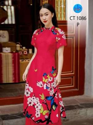 1669788814 357 Vai Ao Dai Hoa Dao Thiet Ke 2022 AD CT1086