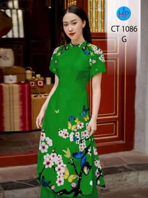 1669788815 744 Vai Ao Dai Hoa Dao Thiet Ke 2022 AD CT1086