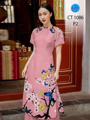 1669788819 421 Vai Ao Dai Hoa Dao Thiet Ke 2022 AD CT1086