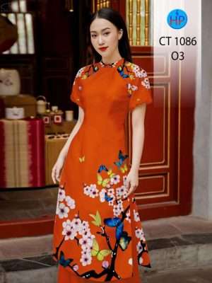 1669788820 359 Vai Ao Dai Hoa Dao Thiet Ke 2022 AD CT1086