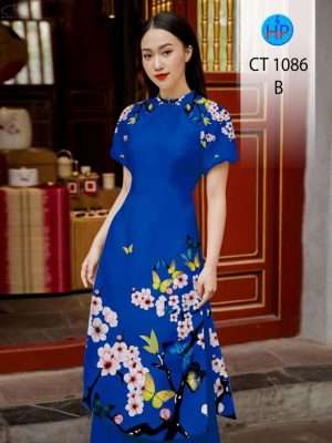 1669788825 24 Vai Ao Dai Hoa Dao Thiet Ke 2022 AD CT1086