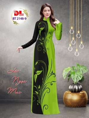 Vải Áo Dài Hoa In 3D Kiểu Mới AD BT2148 14 Vai Ao Dai Hoa In 3D Kieu Moi AD BT2148