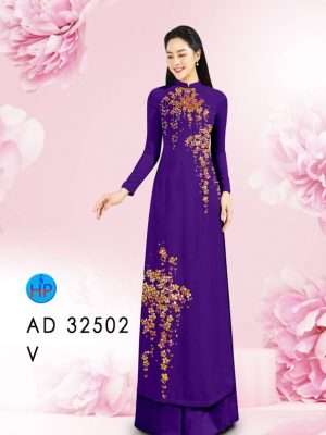 Vải Áo Dài Hoa In 3D Thiết Kế 2022 AD 32502 29 Vai Ao Dai Hoa In 3D Thiet Ke 2022 AD