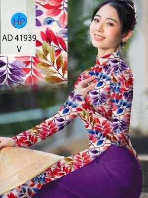 Vải Áo Dài Hoa Lá Đều Độc Đáo AD 41939 19 Vai Ao Dai Hoa La Deu Doc Dao AD 41939