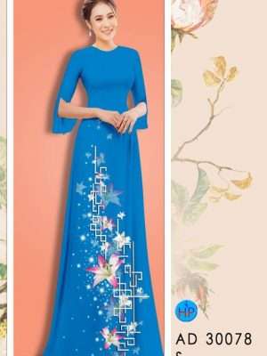 Vải Áo Dài Hoa Ly Thiết Kế 2022 AD 30078 19 Vai Ao Dai Hoa Ly Thiet Ke 2022 AD 30078