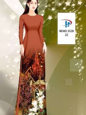 Vải Áo Dài Phong Cảnh Giáng Sinh Kiểu Mới AD NDAD3528 26 Vai Ao Dai Phong Canh Giang Sinh Kieu Moi AD