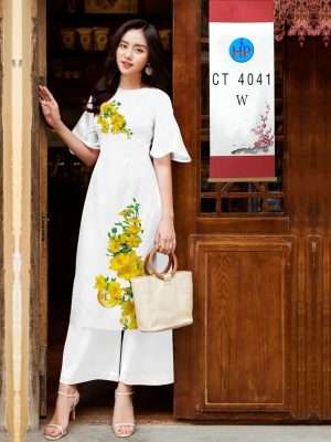 Vải Áo Dài Hoa Mai Kiểu Mới AD CT4041 30 1669868106 493 Vai Ao Dai Hoa Mai Kieu Moi AD CT4041