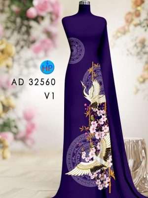 Vải Áo Dài Chim Hạc Và Hoa Đào Vừa Ra AD 32560 32 1670560295 707 Vai Ao Dai Chim Hac Va Hoa Dao Vua Ra
