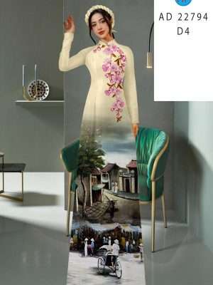Vải Áo Dài Hoa Đào Và Phong Cảnh Mới Ra AD 22794 21 1670812677 175 Vai Ao Dai Hoa Dao Va Phong Canh Moi Ra