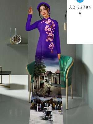 Vải Áo Dài Hoa Đào Và Phong Cảnh Mới Ra AD 22794 26 1670812682 714 Vai Ao Dai Hoa Dao Va Phong Canh Moi Ra