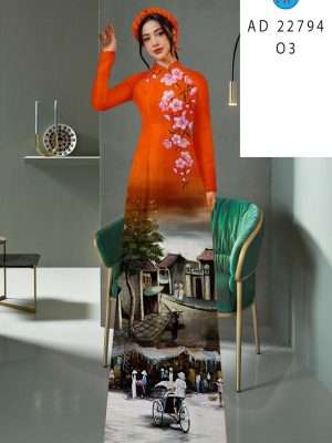 Vải Áo Dài Hoa Đào Và Phong Cảnh Mới Ra AD 22794 27 1670812684 67 Vai Ao Dai Hoa Dao Va Phong Canh Moi Ra