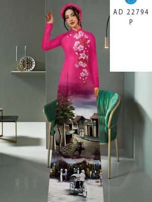 Vải Áo Dài Hoa Đào Và Phong Cảnh Mới Ra AD 22794 28 1670812690 391 Vai Ao Dai Hoa Dao Va Phong Canh Moi Ra