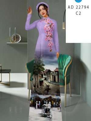 Vải Áo Dài Hoa Đào Và Phong Cảnh Mới Ra AD 22794 31 1670812694 39 Vai Ao Dai Hoa Dao Va Phong Canh Moi Ra