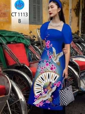 Vải Áo Dài Hoa Đào Chim Hạc Mới Ra AD CT1113 23 1671166059 316 Vai Ao Dai Hoa Dao Chim Hac Moi Ra AD