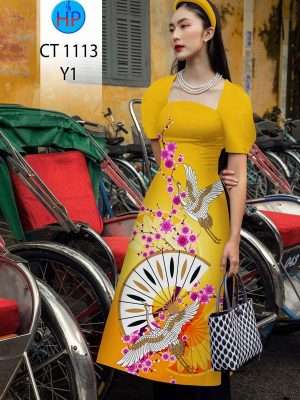 Vải Áo Dài Hoa Đào Chim Hạc Mới Ra AD CT1113 26 1671166070 808 Vai Ao Dai Hoa Dao Chim Hac Moi Ra AD
