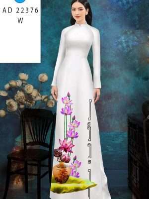 Vải Áo Dài Hoa Sen Mới Ra AD 22376 21 1671175828 51 Vai Ao Dai Hoa Sen Moi Ra AD 22376