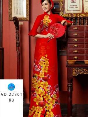 1671426685 273 Vai Ao Dai Mai Vang Don Tet Thiet Ke 2022