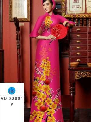 1671426686 589 Vai Ao Dai Mai Vang Don Tet Thiet Ke 2022