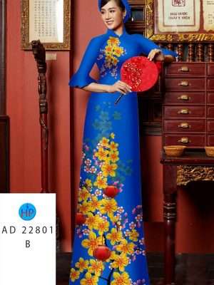 1671426687 48 Vai Ao Dai Mai Vang Don Tet Thiet Ke 2022
