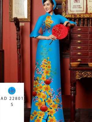 1671426690 577 Vai Ao Dai Mai Vang Don Tet Thiet Ke 2022