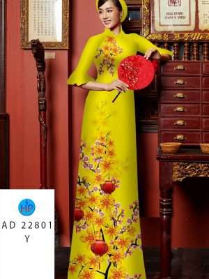 1671426694 419 Vai Ao Dai Mai Vang Don Tet Thiet Ke 2022