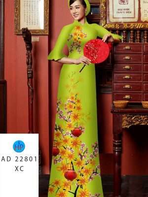 1671426698 46 Vai Ao Dai Mai Vang Don Tet Thiet Ke 2022