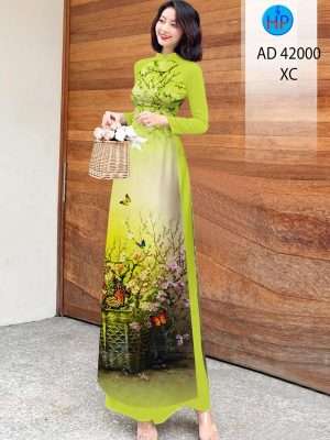 Vải Áo Dài Hoa Đào Nhẹ Nhàng Độc Đáo AD 42000 40 1671776585 812 Vai Ao Dai Hoa Dao Nhe Nhang Doc Dao AD