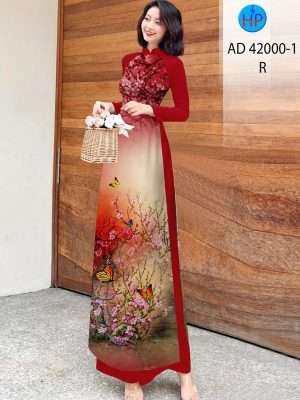 Vải Áo Dài Hoa Đào Nhẹ Nhàng Độc Đáo AD 42000 57 1671776609 496 Vai Ao Dai Hoa Dao Nhe Nhang Doc Dao AD
