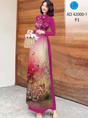 Vải Áo Dài Hoa Đào Nhẹ Nhàng Độc Đáo AD 42000 60 1671776614 327 Vai Ao Dai Hoa Dao Nhe Nhang Doc Dao AD