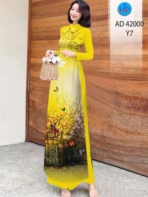 Vải Áo Dài Hoa Đào Nhẹ Nhàng Độc Đáo AD 42000 69 1671776627 518 Vai Ao Dai Hoa Dao Nhe Nhang Doc Dao AD