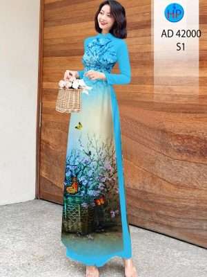 Vải Áo Dài Hoa Đào Nhẹ Nhàng Độc Đáo AD 42000 70 1671776628 358 Vai Ao Dai Hoa Dao Nhe Nhang Doc Dao AD
