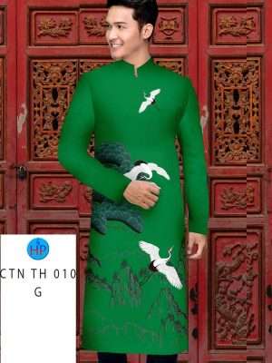 Vải Áo Dài Nam Hình Chim Hạc Vừa Ra AD CTNTH010 8 1672388021 53 Vai Ao Dai Nam Hinh Chim Hac Vua Ra AD