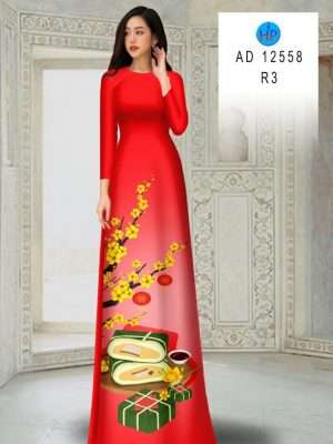 Vải Áo Dài Bánh Chưng Đón Tết Vừa Ra AD 12558 19 Vai Ao Dai Banh Chung Don Tet Vua Ra AD