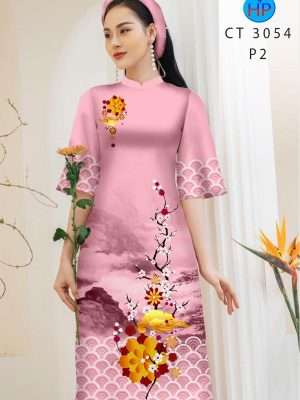 Vải Áo Dài Đón Tết Mới Ra AD CT3054 20 Vai Ao Dai Don Tet Moi Ra AD CT3054