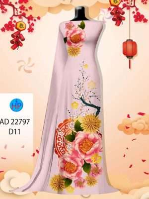Vai Ao Dai Hoa Cam Chuong Kieu Moi AD 22797