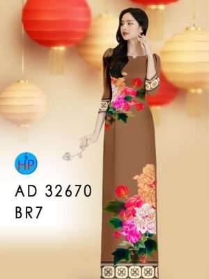 Vải Áo Dài Hoa Cẩm Chướng Thiết Kế 2022 AD 32670 19 Vai Ao Dai Hoa Cam Chuong Thiet Ke 2022 AD