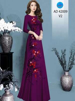 Vải Áo Dài Hoa Đào Vừa Ra AD 42009 19 Vai Ao Dai Hoa Dao Vua Ra AD 42009