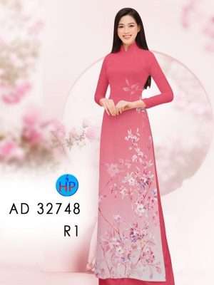 Vải Áo Dài Hoa In 3D Độc Đáo AD 32748 19 Vai Ao Dai Hoa In 3D Doc Dao AD 32748