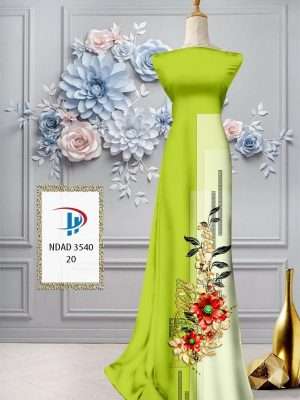 Vải Áo Dài Hoa In 3D Mới Ra AD NDAD3540 26 Vai Ao Dai Hoa In 3D Moi Ra AD NDAD3540