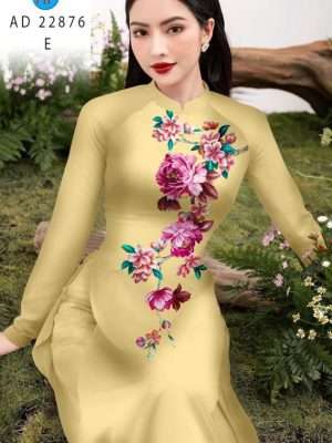 Vải Áo Dài Hoa In 3D Vừa Ra AD 22876 18 Vai Ao Dai Hoa In 3D Vua Ra AD 22876