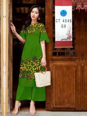 Vải Áo Dài Hoa In 3D Vừa Ra AD CT4046 19 Vai Ao Dai Hoa In 3D Vua Ra AD CT4046